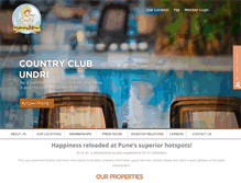 Tablet Screenshot of countryclubpune.com